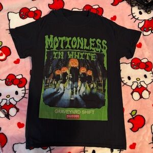 Motionless In White Graveyard Shift Goosebumps Tee